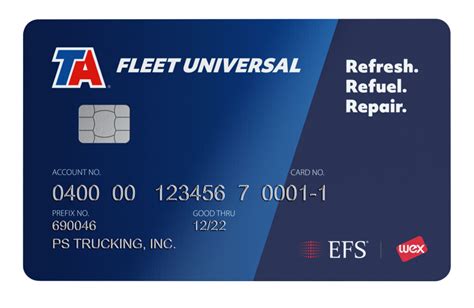 smart fleet card form|efs fleet credit card.